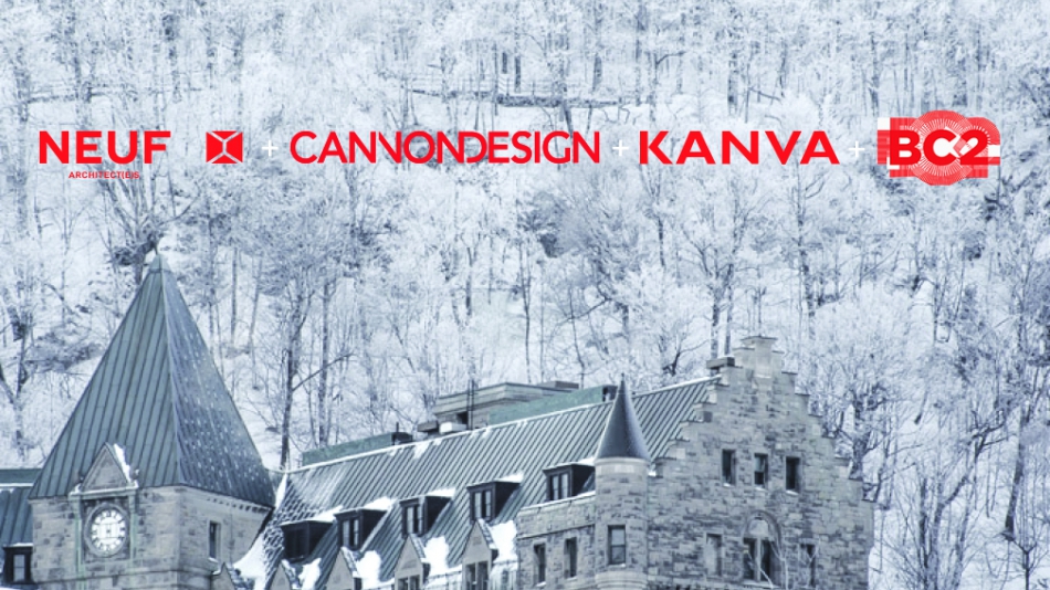 NEUF + CannonDesign + KANVA + BC2 retenus par l'Université McGill